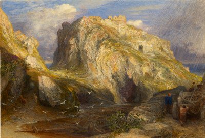Tintagel Castle: Approaching Rain, 1848-1849 finlandès tekijältä Samuel Palmer