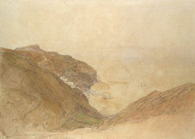 Näkymä Clovellystä, Devonista, n. 1848-49. tekijältä Samuel Palmer