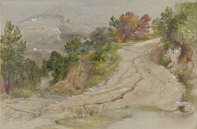 Tie italialaisessa vuoristomaisemassa tekijältä Samuel Palmer
