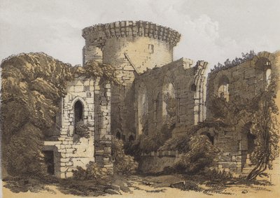 Bothwellin linna (chromolitho) tekijältä Samuel Prout