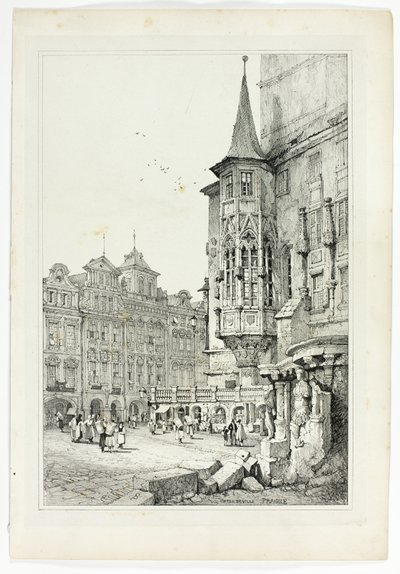 Kaupungintalo, Praha tekijältä Samuel Prout