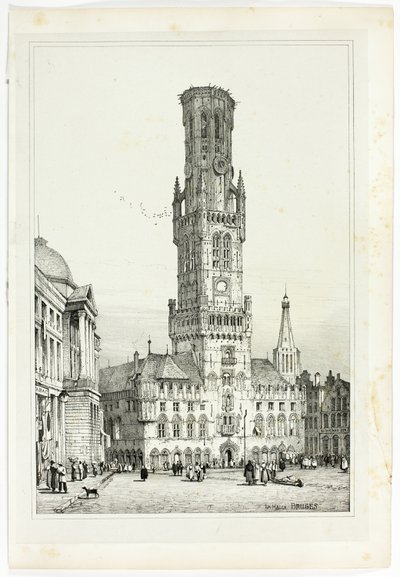 La Halle, Brugge tekijältä Samuel Prout