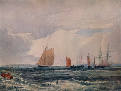 Off Plymouth, c1827 tekijältä Samuel Prout