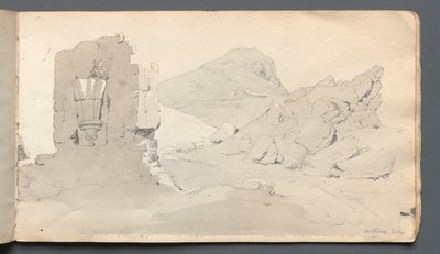 Luonnoskirja: Rauniot, 1814. tekijältä Samuel Prout