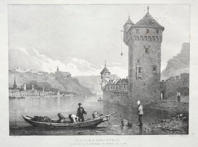 St. Goar ja Rheinfels tekijältä Samuel Prout