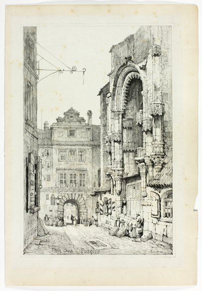 Theinin kirkko, Praha tekijältä Samuel Prout