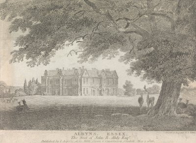 Albyns, Essex, The Seat of John R. Abdy, Esquire (julkaisija L. Asperne); sivu 7 (Nide 1) tekijältä Samuel Rawle