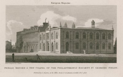 Female Reform und New Chapel of the Philanthropic Society tekijältä Samuel Rawle