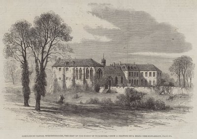 Hartlebury Castle, Worcestershire, Worcesterin piispan kotipaikka tekijältä Samuel Read