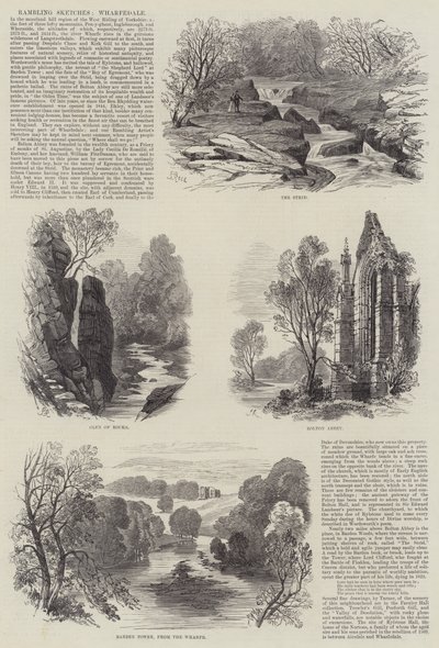 Rambling Sketches, Wharfedale tekijältä Samuel Read
