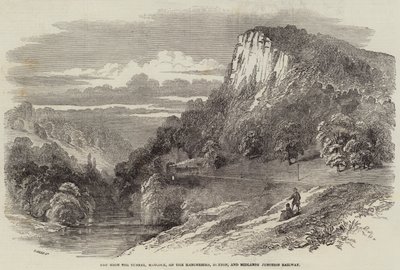 High Tor Tunnel, Matlock, Manchesterin, Buxtonin ja Midlands Junctionin rautatien varrella tekijältä Samuel Read