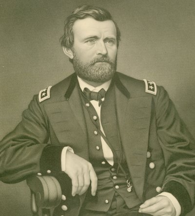 Kenraali Ulysses S. Grant (rajattu) tekijältä Samuel Sartain