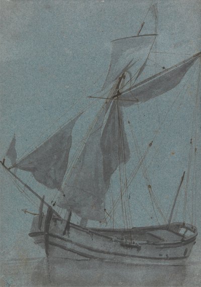 Rannikkoproomu tekijältä Samuel Scott