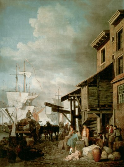 Custom House Quay tekijältä Samuel Scott