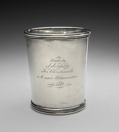 Tumbler, c. 1857 (hopea) tekijältä Samuel Simpson
