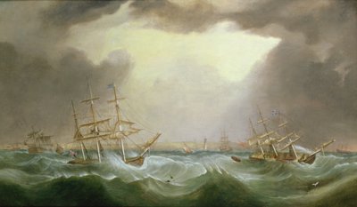 Suuri Gale 6. ja 7. tammikuuta 1839, 1882 tekijältä Samuel Walters