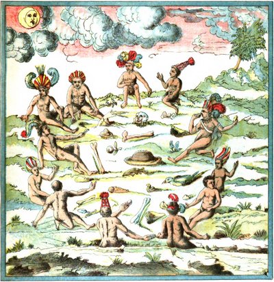 Champlain Länsi-Intia levy LIX - Intiaanien kertomus tekijältä Samuel de Champlain