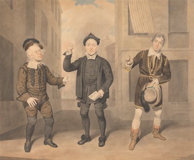 Kohtaus näytelmästä - Kolme näyttelijää tekijältä Samuel de Wilde