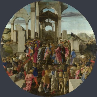 Maagien palvonta tekijältä Sandro Botticelli