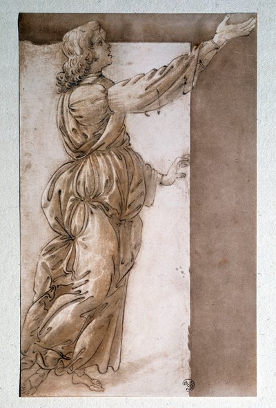 Enkeli (piirustus tekijältä Sandro Botticelli