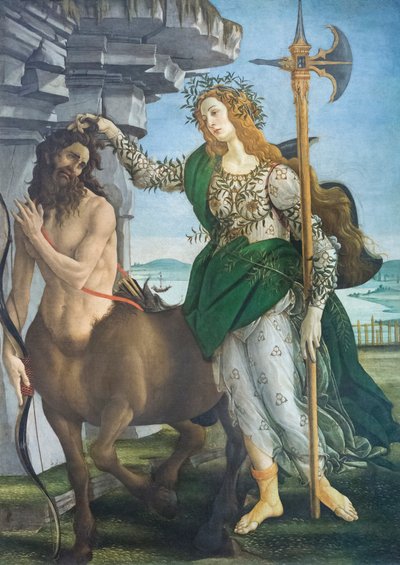 Pallas ja kentauri tekijältä Sandro Botticelli