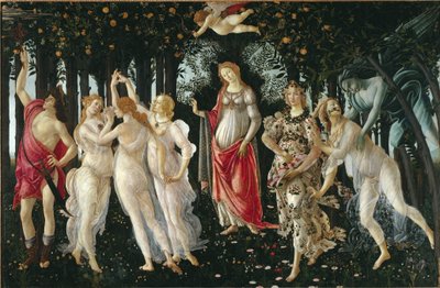Jousi (Detail) - tempera onwood tekijältä Sandro Botticelli