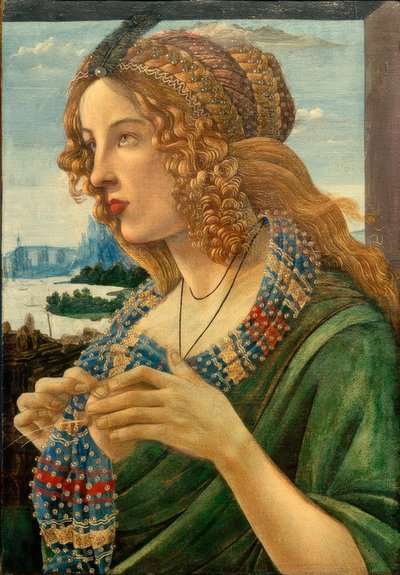 Allegorisches Bildnis einer Frau (Simonetta Vespucci?) tekijältä Sandro Botticelli