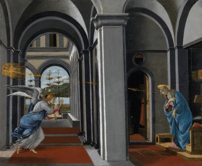 Annunciation tekijältä Sandro Botticelli