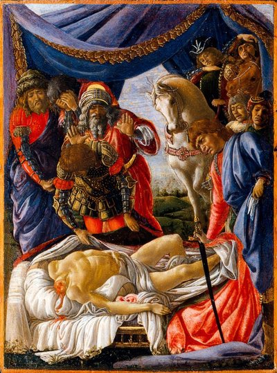 Kuolleen Holoferneksen löytäminen tekijältä Sandro Botticelli