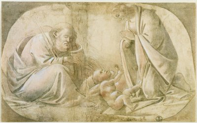 Pyhä perhe tekijältä Sandro Botticelli