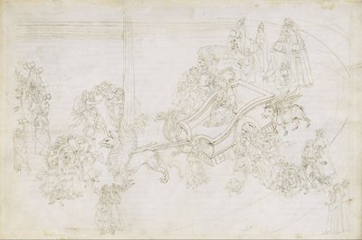 Piirroksia Danten ”Jumalaisesta komediasta” (Purgatorio 31) tekijältä Sandro Botticelli