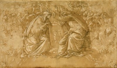 Marian kruunaus tekijältä Sandro Botticelli