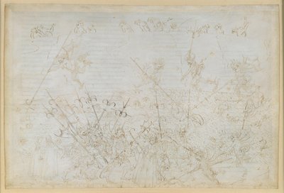 La Divina Commedia, Inferno XXII. Vergilius ja Dante helvetin kahdeksannessa piirissä (Malebolge), 5. bolgia: korruptoituneiden rangaistus; Ciampolon pako tekijältä Sandro Botticelli