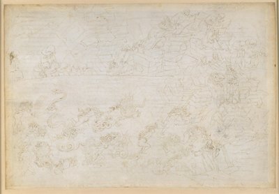 La Divina Commedia, Inferno XXIV. Vergilius ja Dante helvetin kahdeksannessa piirissä (Malebolge), 7. bolgia: Varkaiden ja ryöstäjien rangaistus; Vanni Fuccin ennustukset tekijältä Sandro Botticelli
