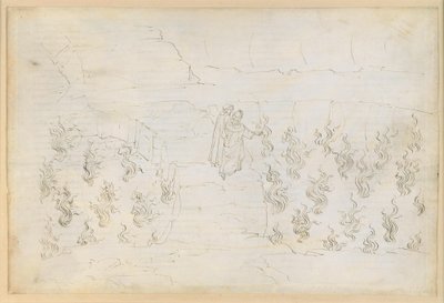 La Divina Commedia, Inferno XXVII: Helvetin kahdeksas piiri (Malebolge), 8. bolgia: Väärien neuvonantajien rangaistus; keskustelu Guido da Montefeltron kanssa tekijältä Sandro Botticelli