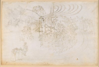 La Divina Commedia, Purgatorio XXIX. Maallinen paratiisi: Kirkon voitto tekijältä Sandro Botticelli