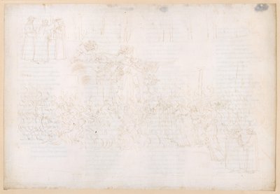 Jumalainen näytelmä, Kiirastuli XXVII. Nousu maalliseen paratiisiin: Kulku tulen läpi; Uni maallisen paratiisin portailla; Danten kruunaaminen tekijältä Sandro Botticelli