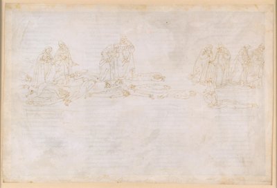 La Divina Commedia, Purgatorio XX. Purgatorion viides kehä: ahneiden ja tuhlaajien katumus; keskustelu Hugo Capetin kanssa tekijältä Sandro Botticelli