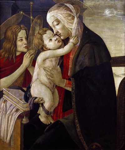 Verge i el nen amb el nen Sant Joan, ca 1485-1490. finlandès tekijältä Sandro Botticelli