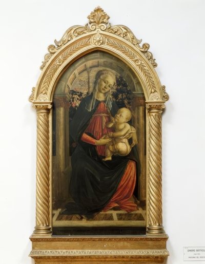 Maria mit dem Kind tekijältä Sandro Botticelli