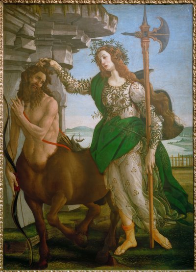 Minerva ja Centaur tekijältä Sandro Botticelli
