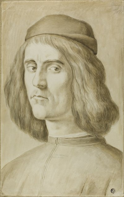Nuoren miehen muotokuva tekijältä Sandro Botticelli