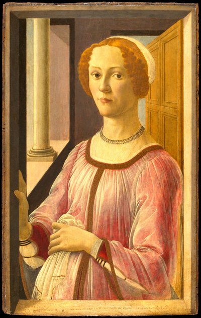 Smeralda Bandinellin muotokuva tekijältä Sandro Botticelli