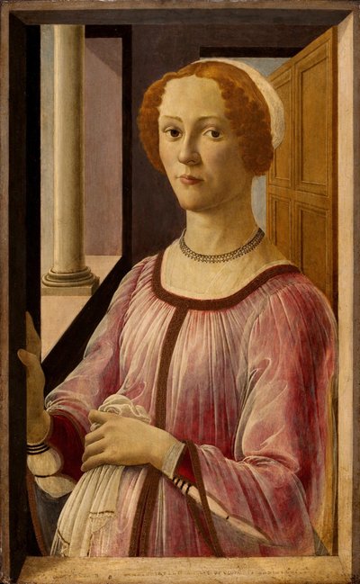 Smeralda Bandinellin muotokuva, noin 1475 tekijältä Sandro Botticelli