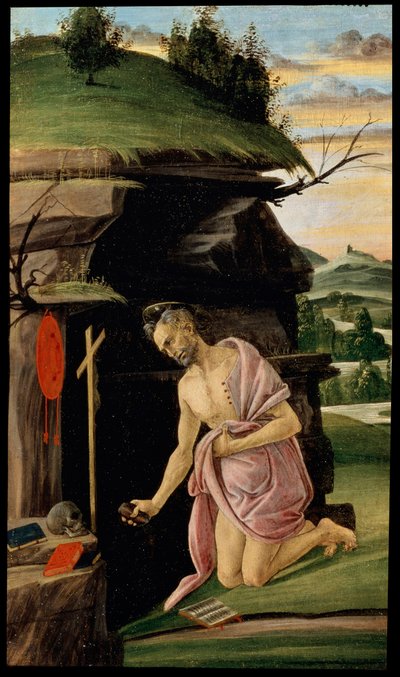 Pyhä Hieronymus, vuosina 1498–1505 tekijältä Sandro Botticelli