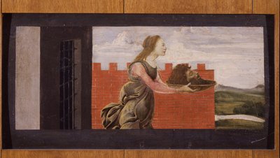 Salome ja Johannes Kastajan pää (tempera paneelille) tekijältä Sandro Botticelli