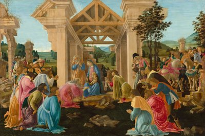 The Adoration of the Magi, n. 14781482. tekijältä Sandro Botticelli
