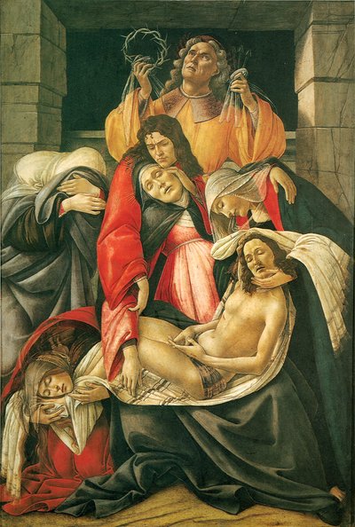 Valitusvirsi kuolleesta Kristuksesta tekijältä Sandro Botticelli