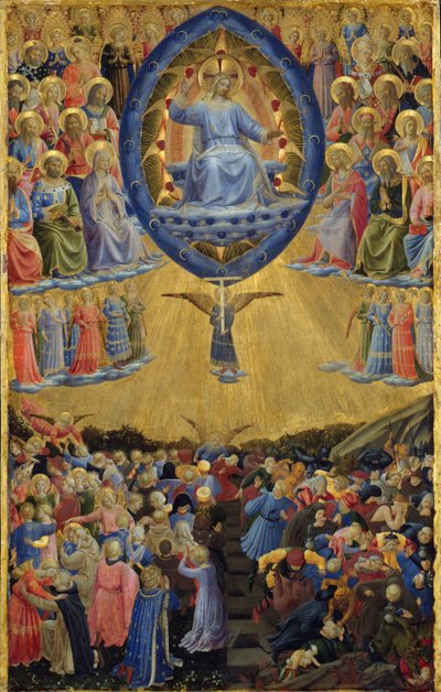 Viimeisen tuomion siipialttari, keskuspaneeli, 1400-luvun alku tekijältä Sandro Botticelli