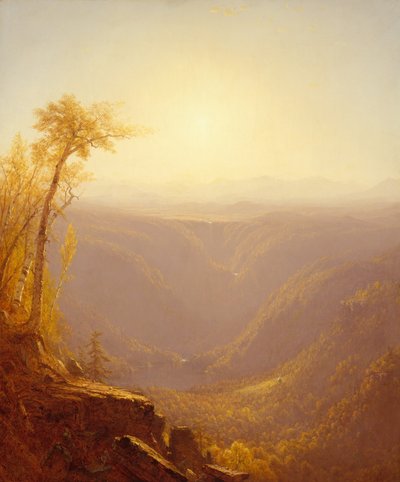 Rokko vuoristossa Kaaterskill-neilikka, 1862. tekijältä Sanford Robinson Gifford